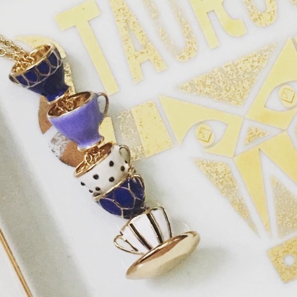 KATE SPADE • Tea Time Long Pendant Necklace - Picture 8 of 9